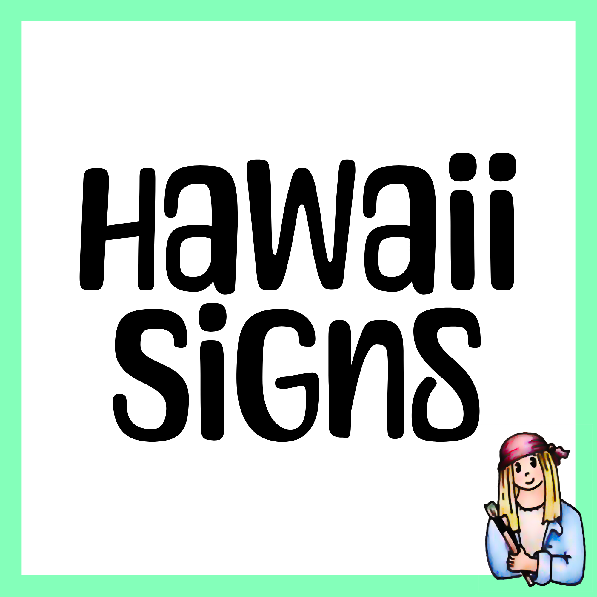 Hawaii Themed Signs - Tropical Paradise Vintage Style Home Decor Gifts ...