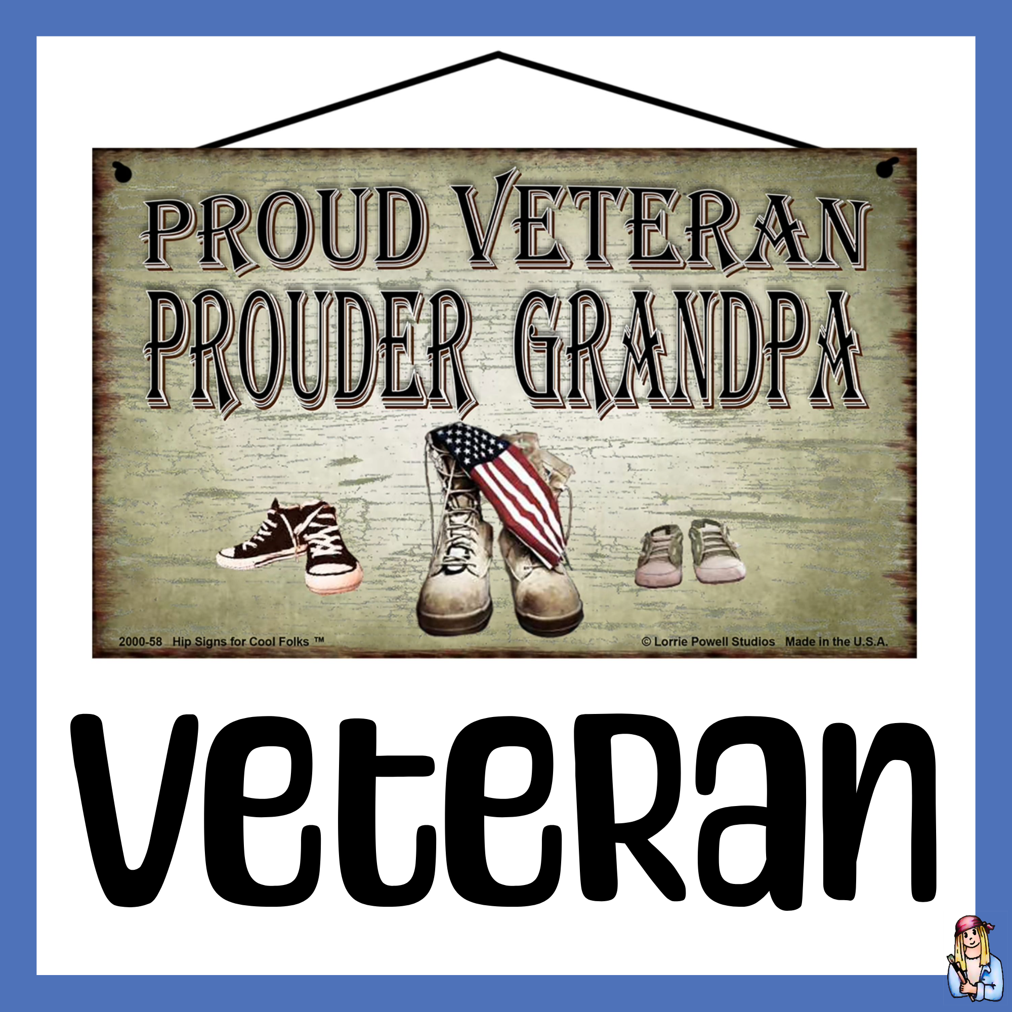 Proud Veteran Prouder Dad, Father, Grandfather Nickname Signs – Hip ...