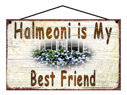 Halmeoni Hydrangea Sign - Halmeoni Is My Best Friend