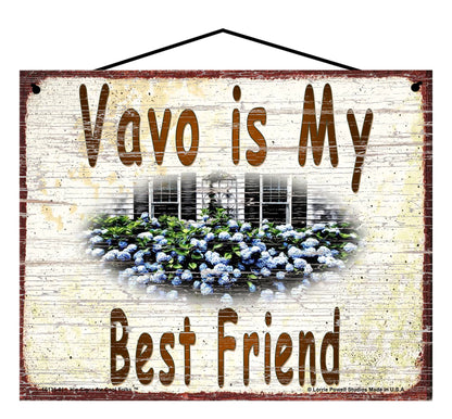 Vavo Hydrangea Sign - Vavo Is My Best Friend