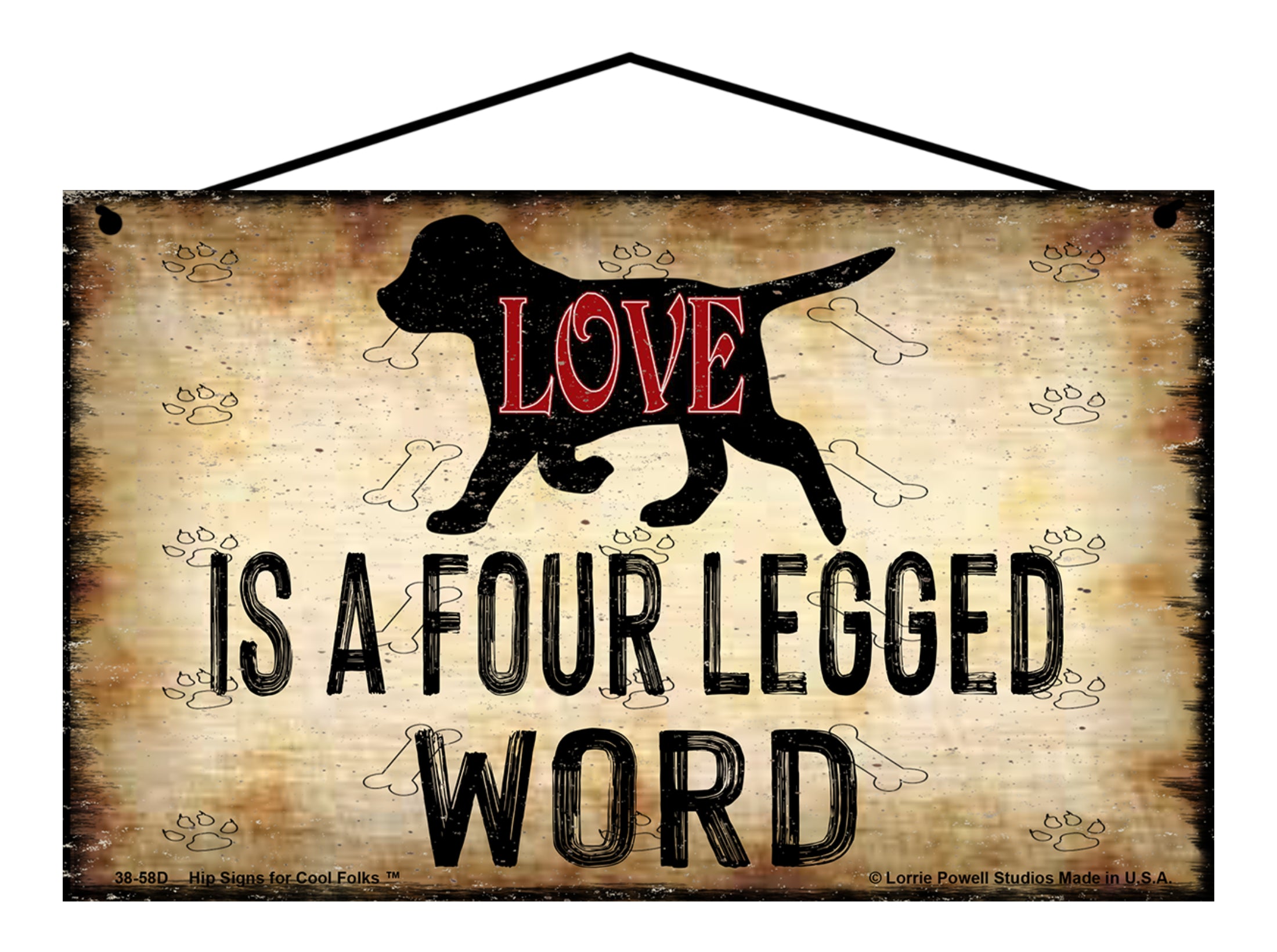 Dog Themed Signs - Vintage Style Home Decor Gifts for Pet Owners – Hip ...