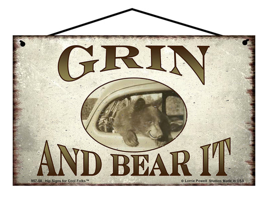 Garbear Sign Images Bear Themed Signs - Funny Vintage Style Home Decor Gifts for Cabins ...